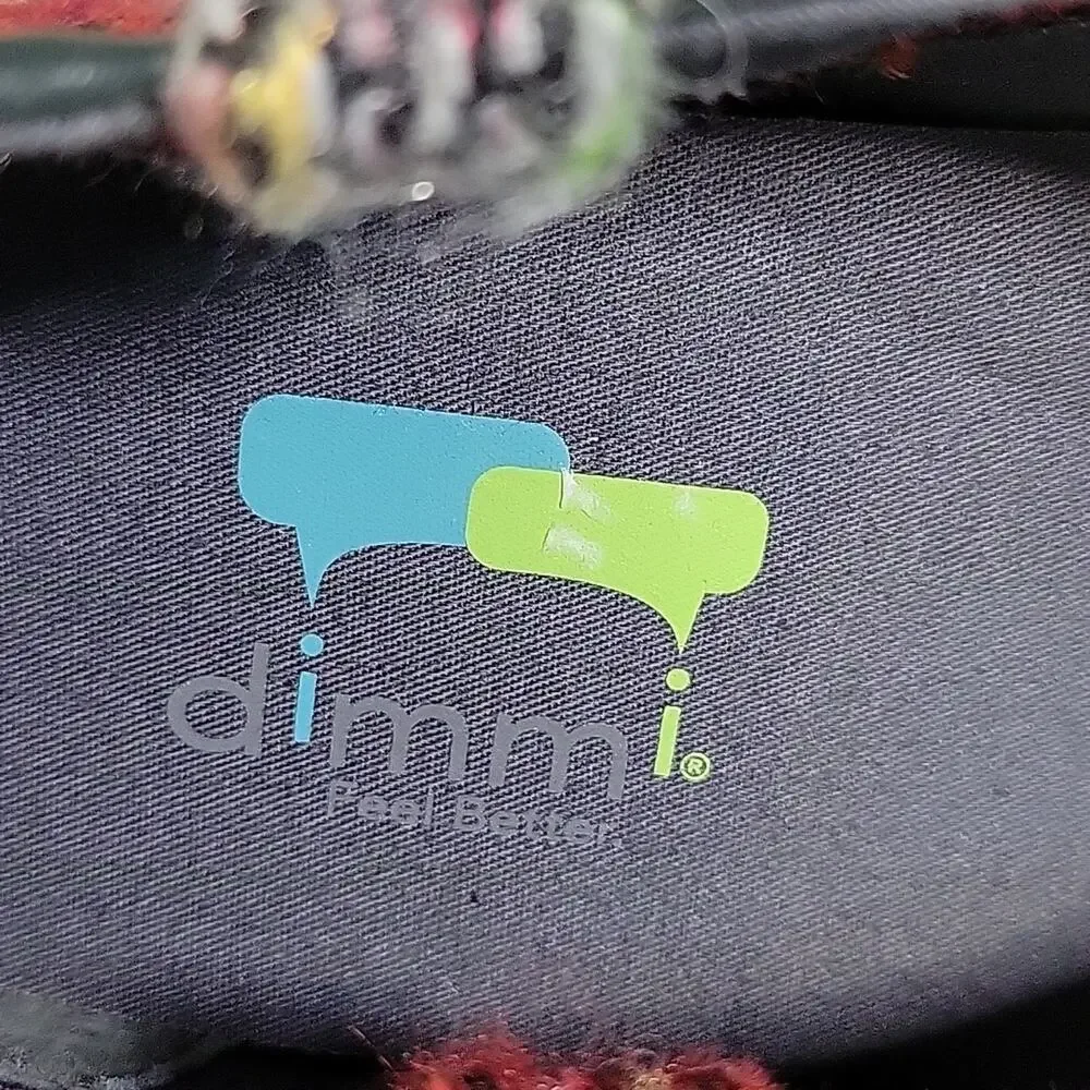 Dimmi Adventure Red Charcoal Cinnamon Shoes Womens Size 7.5 New In Box